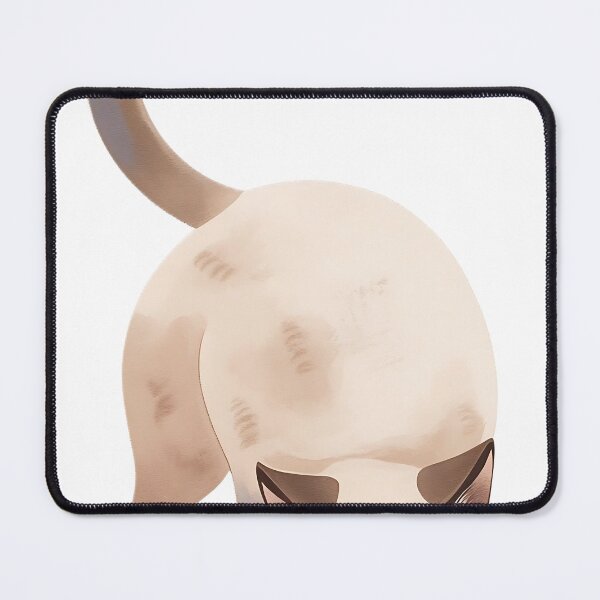 Item preview, A Siamese cat illustration in watercolor designed and sold by kojinho.