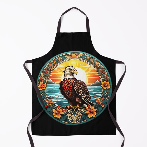 Item preview, Majestic Bald Eagle by the Ocean at Sunset in Hawaii designed and sold by NautiChic.