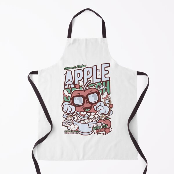 Item preview, Funny Apple Cartoon A Whimsical Snack designed and sold by IssaraStudio.
