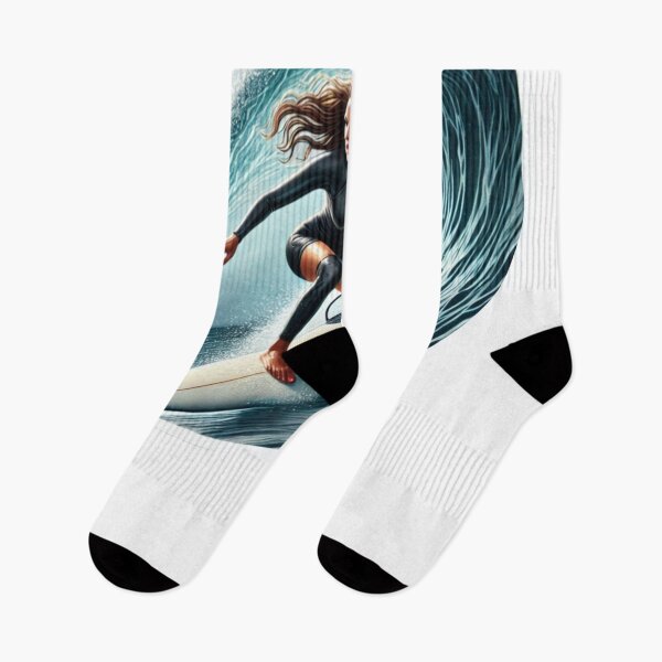 Item preview, Female Surfer in Epic Wave#2 designed and sold by LeFreik1410.