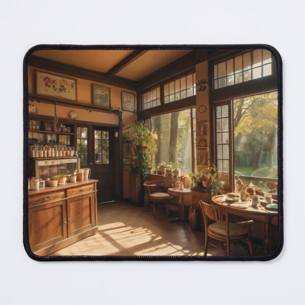 Item preview, Warm Light and Nature at the Tea Shop designed and sold by BlareBlare.