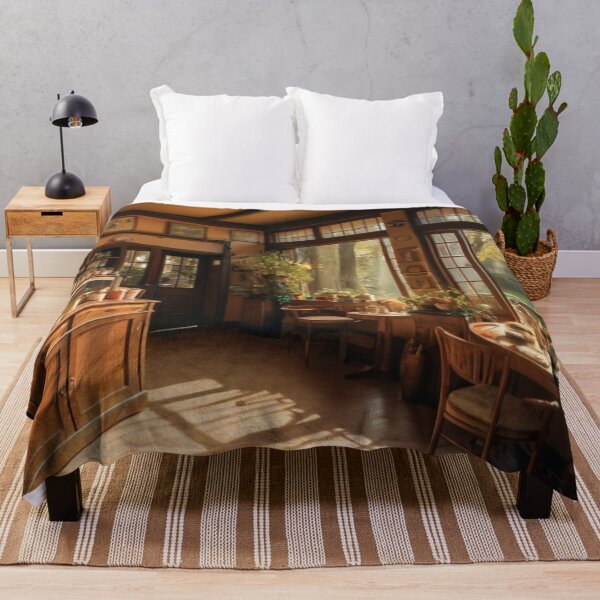 Item preview, Warm Light and Nature at the Tea Shop designed and sold by BlareBlare.