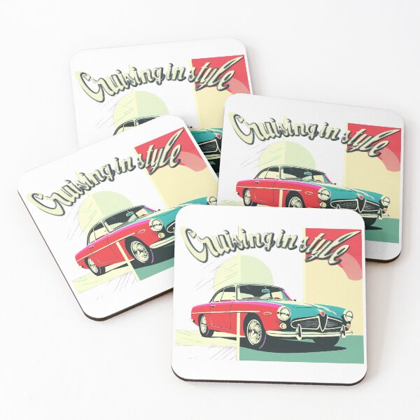 Item preview, Cruising in style - vintage sports cars designed and sold by arma-design.