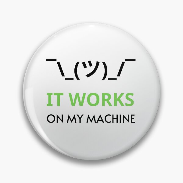 Item preview, It Works On My Machine 3 - Black Text designed and sold by Programming Jokes.