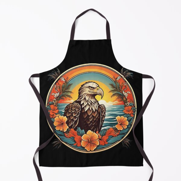 Item preview, Ocean Waves Bald Eagle at Sunset in Hawaii designed and sold by NautiChic.