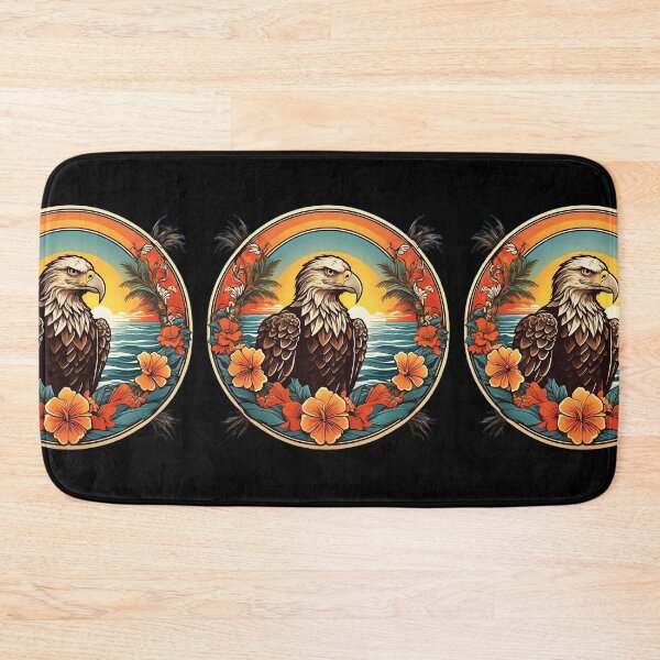 Item preview, Ocean Waves Bald Eagle at Sunset in Hawaii designed and sold by NautiChic.