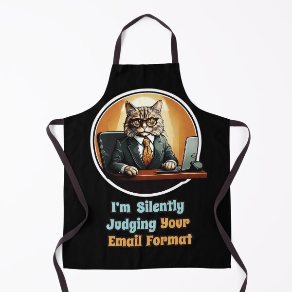 Item preview, Executive Cat, Funny Corporate Quotes - I'm Silently Judging Your Email Format designed and sold by Ridiculam Toga.
