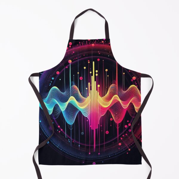 Item preview, "Vibrant Sound Waves: The Pulse of Music" designed and sold by ayushsri.