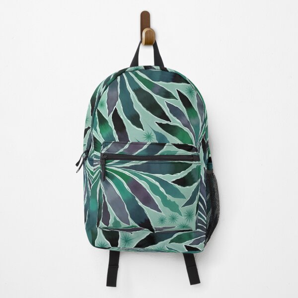 Item preview, Leaf Design Fern Abstract Nature Pattern Teal Blue designed and sold by taiche.