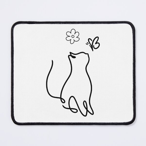 Item preview, Cat and Butterfly designed and sold by Kingkham-Design.