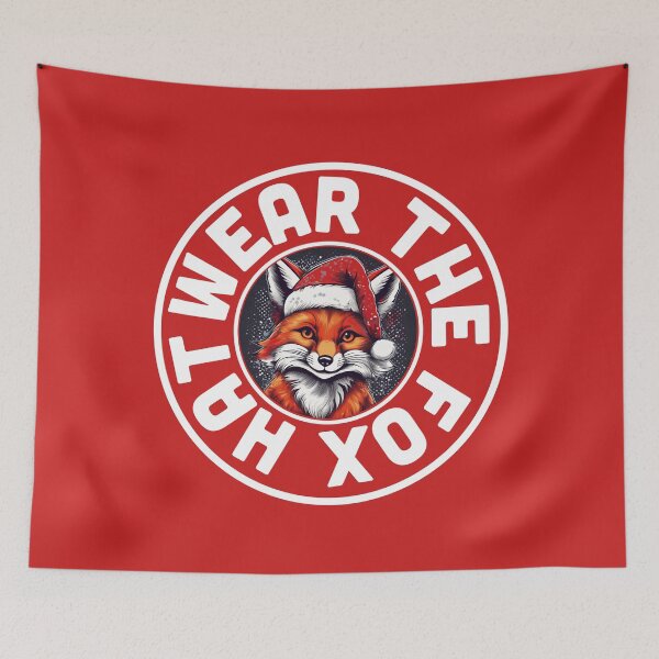 Item preview, Wear the fox hat christmas designed and sold by Boxing Kangaroo Retail Company.