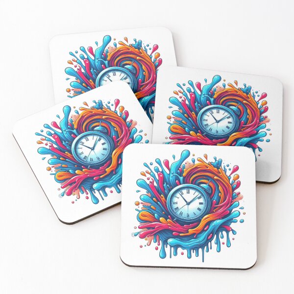 Item preview, "Melting Time: Embracing the Present Moment" designed and sold by ayushsri.