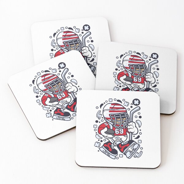 Item preview, Cute Hockey Player A Whimsical Design designed and sold by IssaraStudio.