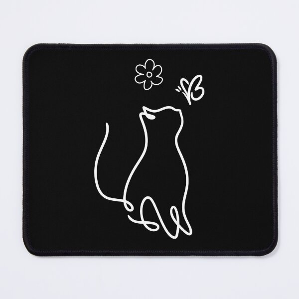 Item preview, Cat and Butterfly v2 designed and sold by Kingkham-Design.