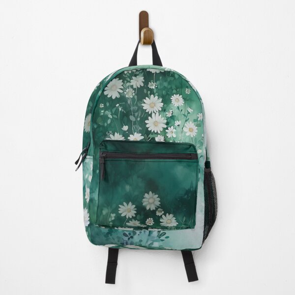 Item preview, Green Night Forest with White Daisies in the Mist designed and sold by Quijote-.