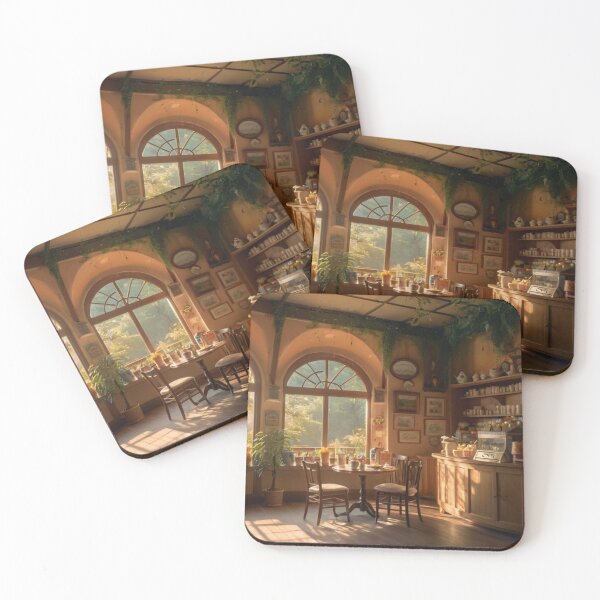 Item preview, The Enchanted Tea Shop of Warmth and Happiness designed and sold by BlareBlare.
