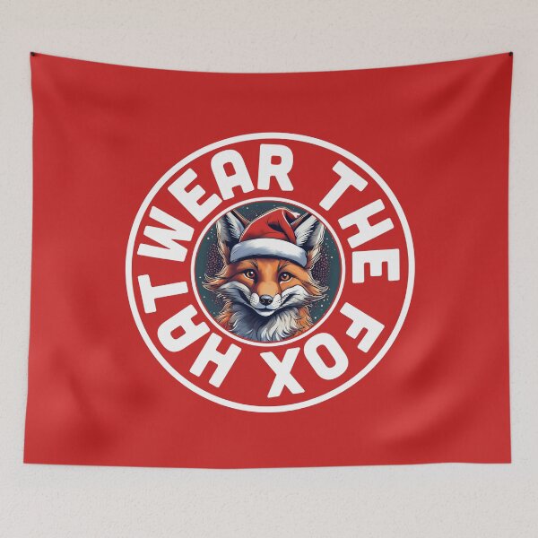 Item preview, Wear the fox hat christmas designed and sold by Boxing Kangaroo Retail Company.