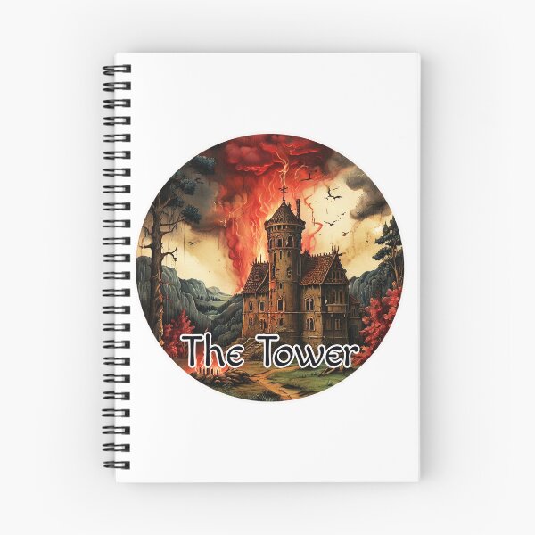 Item preview, Medieval Major Arcana Tarot Cards - The Tower Card designed and sold by Pixel Waite.