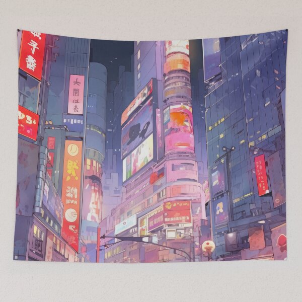 Item preview, Akihabara Night Tokyo designed and sold by WanderlustArtsy.