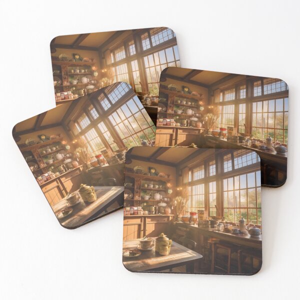 Item preview, Cozy Moments at the Enchanted Tea Shop designed and sold by BlareBlare.