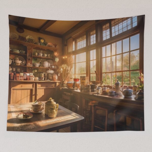 Item preview, Cozy Moments at the Enchanted Tea Shop designed and sold by BlareBlare.
