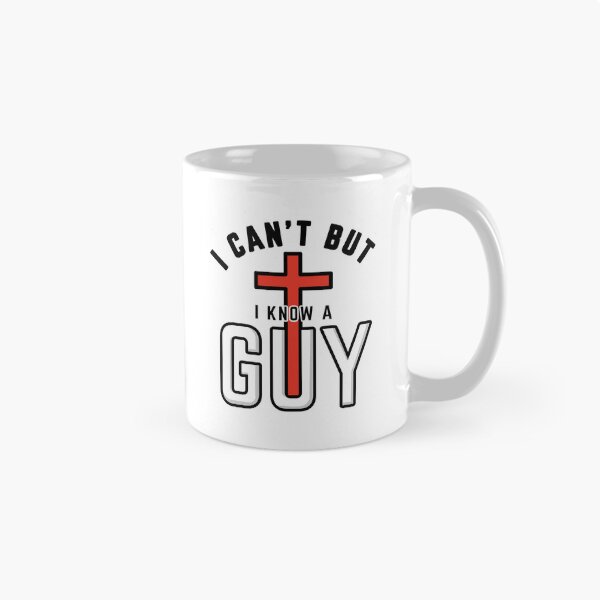 Item preview, I Can’t But I Know a Guy" Christian Humor designed and sold by Blessed Be Your Name.