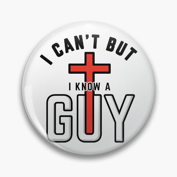 Item preview, I Can’t But I Know a Guy" Christian Humor designed and sold by Blessed Be Your Name.