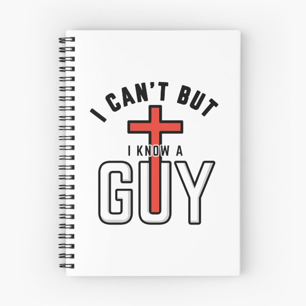 Item preview, I Can’t But I Know a Guy" Christian Humor designed and sold by Blessed Be Your Name.