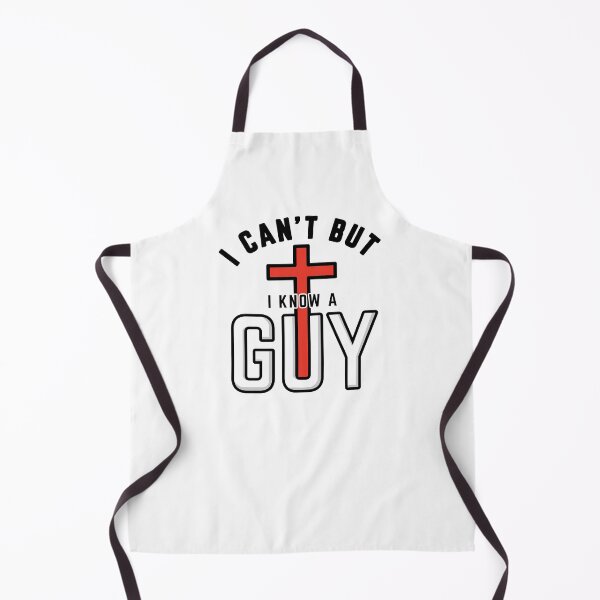 Item preview, I Can’t But I Know a Guy" Christian Humor designed and sold by Blessed Be Your Name.