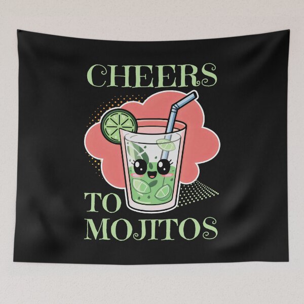 Item preview, Cheers to Mojitos, Our Colorful Friend designed and sold by SplashTastic.