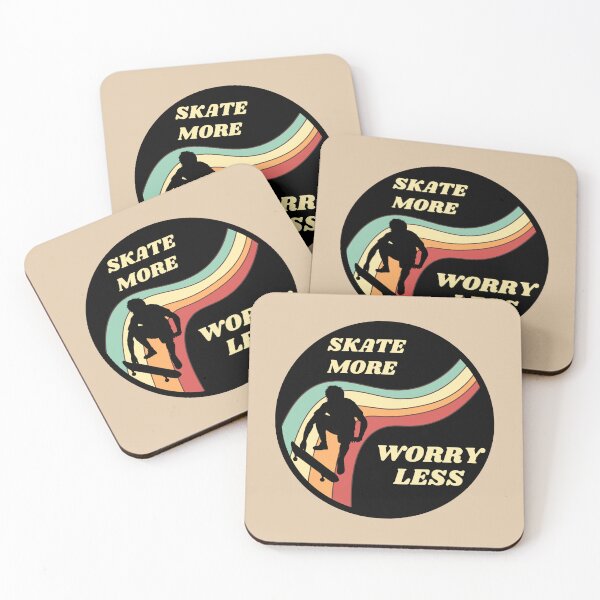 Item preview, Skate more worry less designed and sold by BritishDelights.