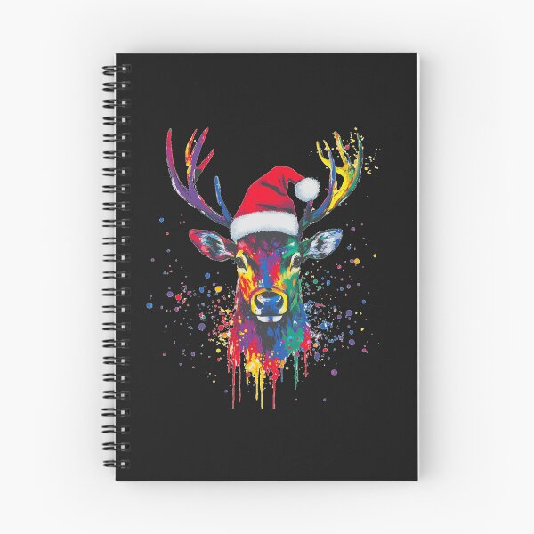 Item preview, Reindeer with Santa hat designed and sold by vialgames.