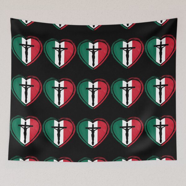 Item preview, San Judas Tadeo con Bandera de México Men Women and Girls designed and sold by ManiaGrania.