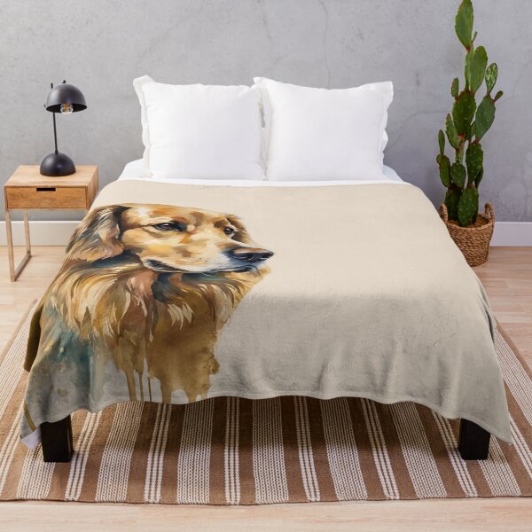 Item preview, Golden Retriever Watercolor Art  - Playful Tribute to Dog Side Eye Meme designed and sold by Sanskrati.