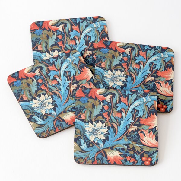 Artikelvorschau, William Morris Art Nouveau Jugendstil Floral entworfen und verkauft von ArtHouseNiklas.