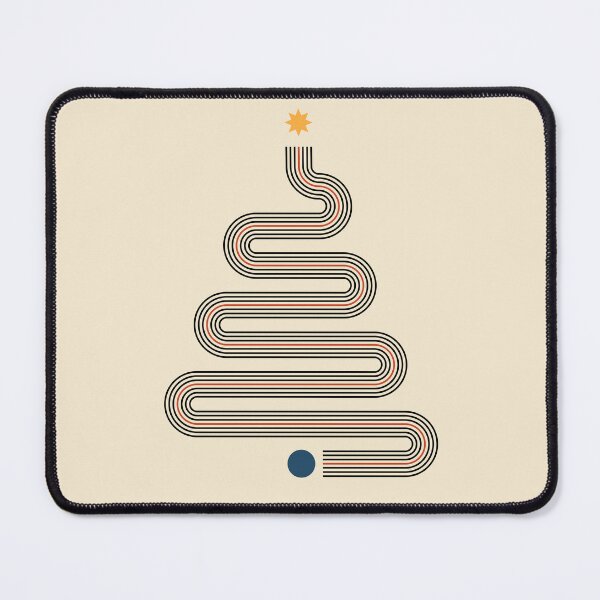 Item preview, Minimalist Line Art Christmas Tree, Bauhaus Inspired designed and sold by D-Spot Shop.