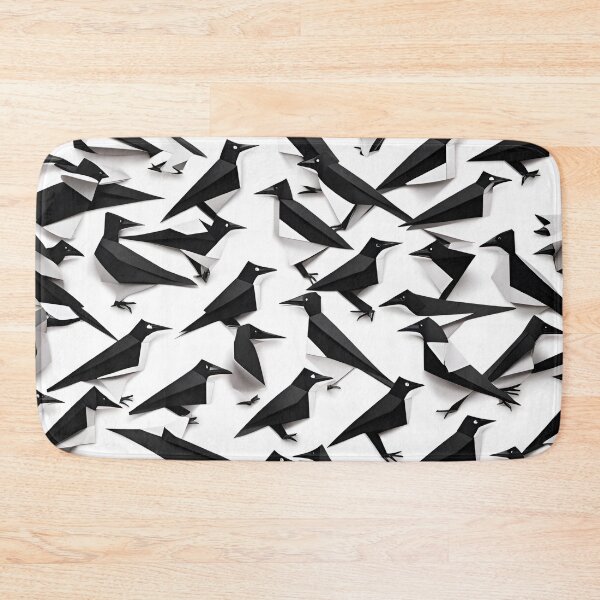 Item preview, Origami Art - Magical Murmuration: A Gathering of Many Magpies designed and sold by ArtfulFolds.
