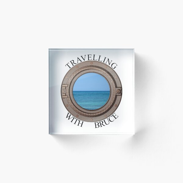 Item preview, Travelling with Bruce Porthole Logo! designed and sold by Bruce Frommert.