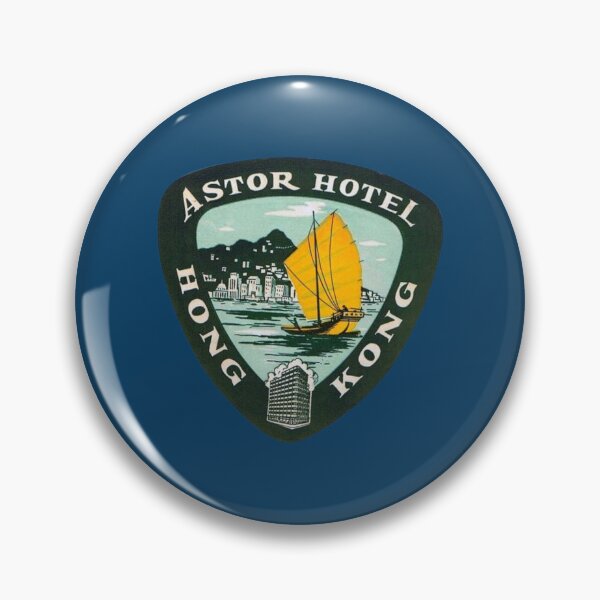 Item preview, Astor Hotel (Hong Kong) Vintage Luggage Label designed and sold by FutureTraveller.