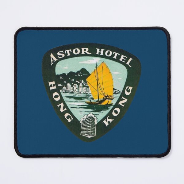 Item preview, Astor Hotel (Hong Kong) Vintage Luggage Label designed and sold by FutureTraveller.