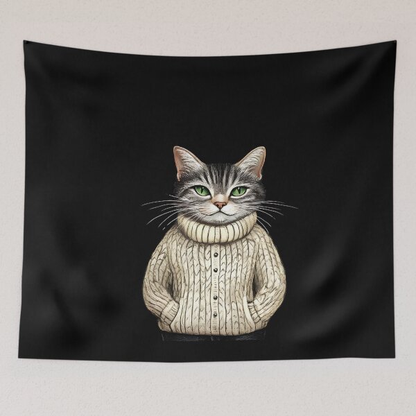 Item preview, Autumn Cat designed and sold by ArtPompon.
