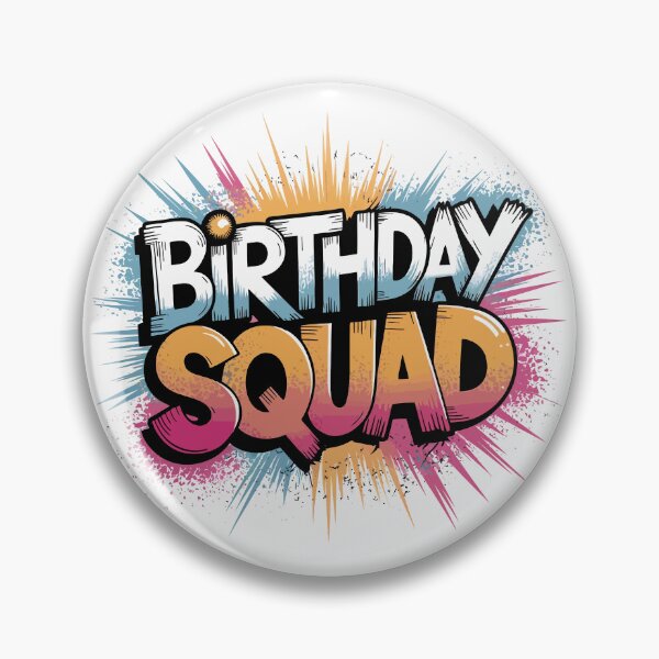 Item preview, Party with the Birthday Squad designed and sold by syedalirazalink.