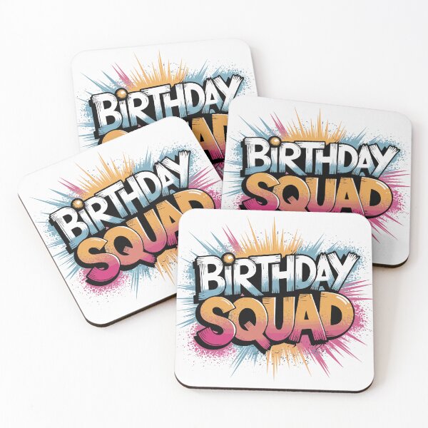 Item preview, Party with the Birthday Squad designed and sold by syedalirazalink.