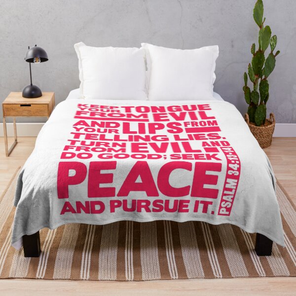 Item preview, Psalm 34:13-14 Keep Your Tongue From Evil designed and sold by plushism.
