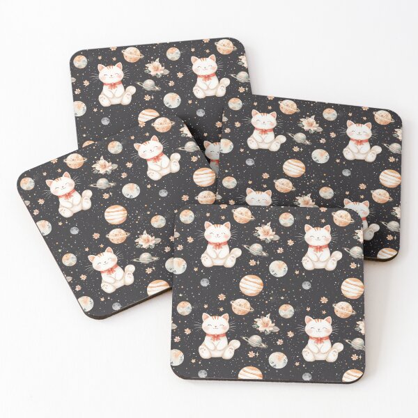Item preview, Maneki Neko Japanese Seamless Pattern designed and sold by paratynka.