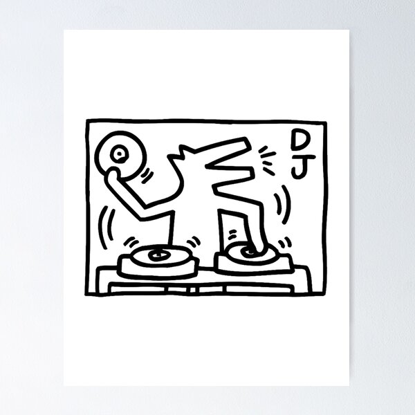 Item preview, Square Dj Keith designed and sold by SamantaBorer.