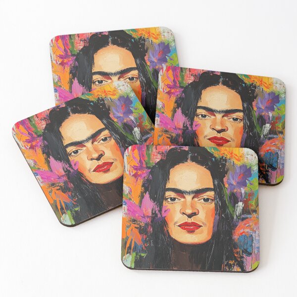 Item preview, Frida with long hair hanging down designed and sold by FacesArt.