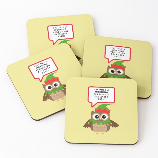 Item preview, I’m only a morning person on December 25th, Merry Christmas, funny print designed and sold by artdragongift 15.