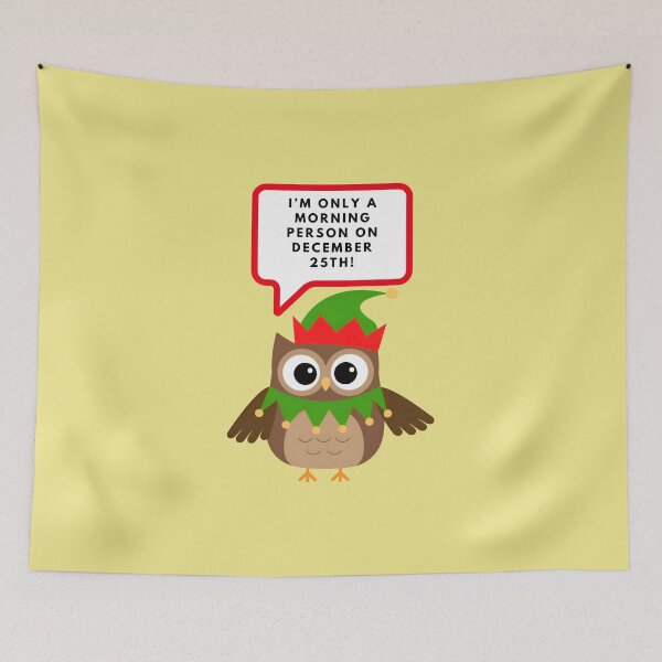 Item preview, I’m only a morning person on December 25th, Merry Christmas, funny print designed and sold by artdragongift 15.