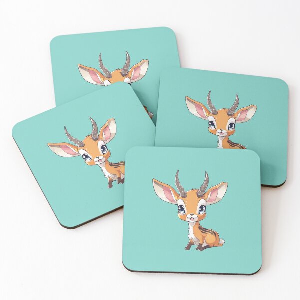 Item preview, Cute Sitting Gazelle Kawaii  designed and sold by Juana-.